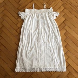 Ivory Off Shoulder Dress